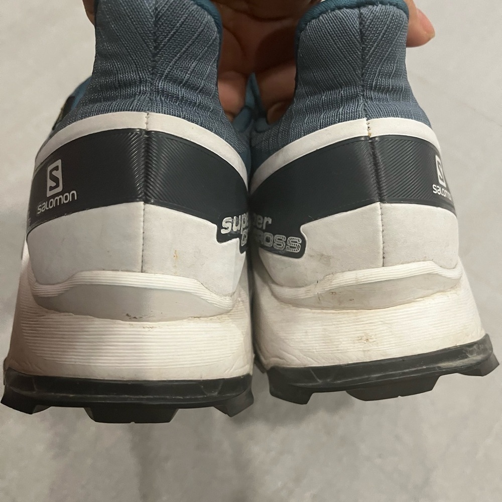 [US9.5]Salomon Blue Supercross GTX Trail Running Shoes - Picture 5 of 9